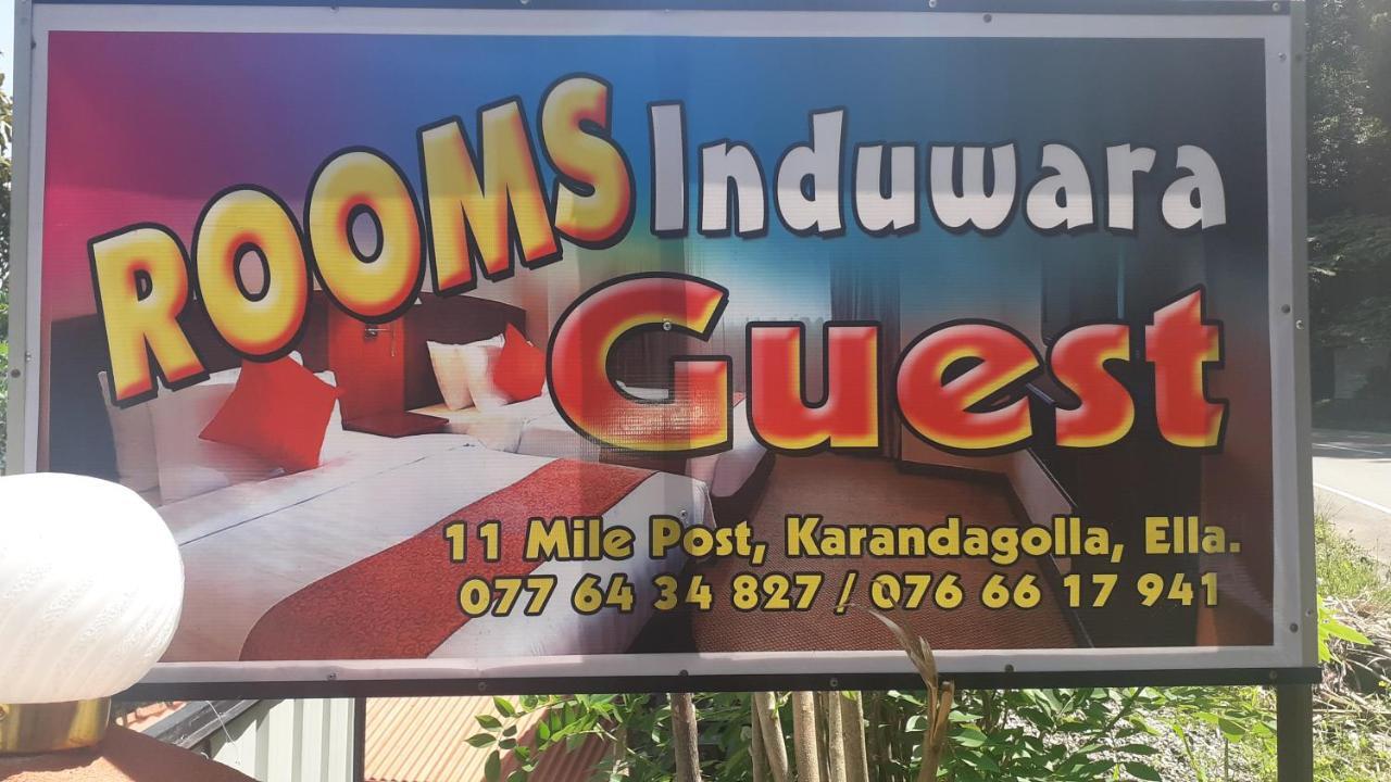 Induwara Guest Hotel Ella Eksteriør billede
